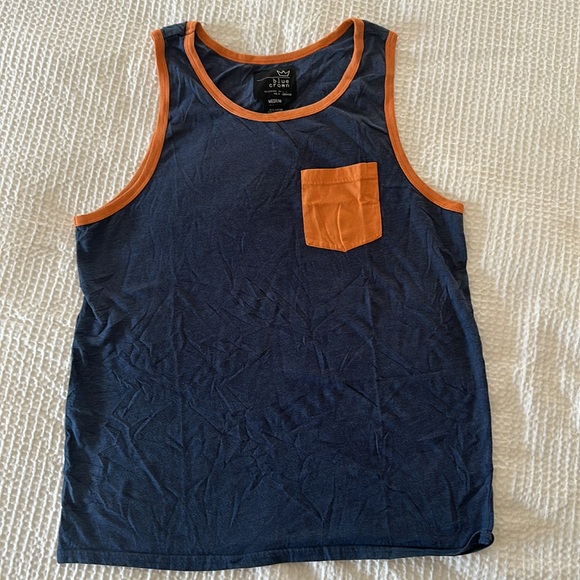Blue crown tank - Picture 1 of 4